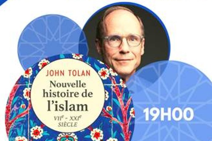 À la Grande Mosquée de Nantes Assalam, John Tolan, membre associé de l'IEA de Nantes, présente son ouvrage "Nouvelle histoire de l'islam - VIIe-XXIe siècle", le vendredi 16 décembre à 19h.